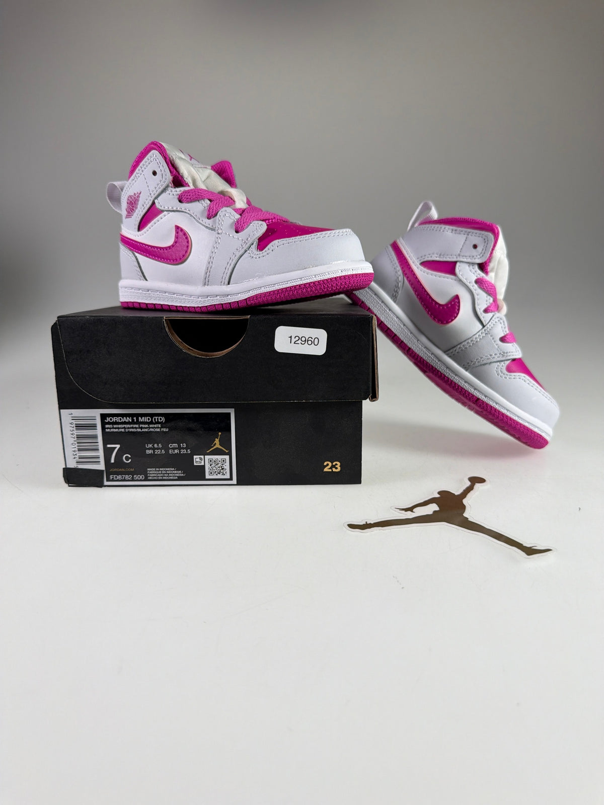 Jordan 1 Mid (TD) - Größe EU 23,5 #12960