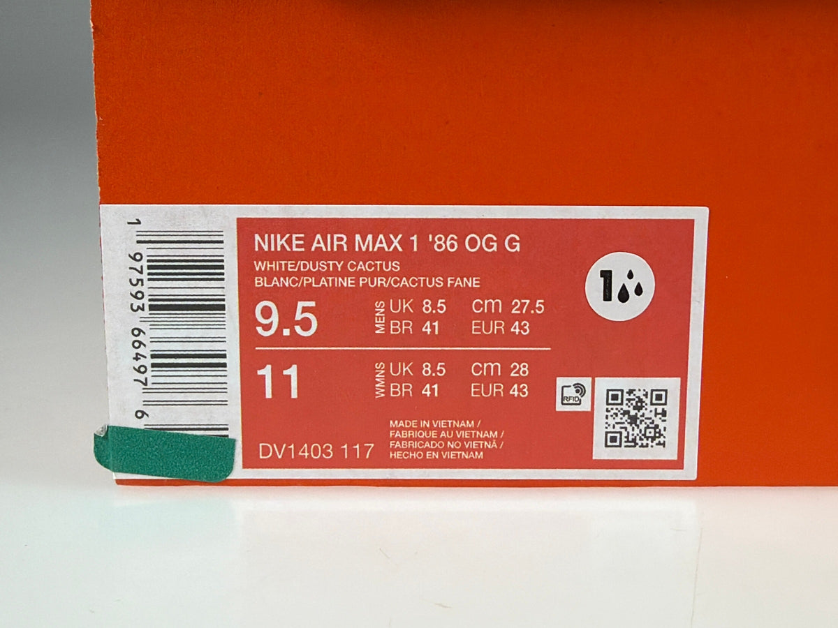 NIKE AIR MAX 1 '86 OG G - Größe 43 #10320