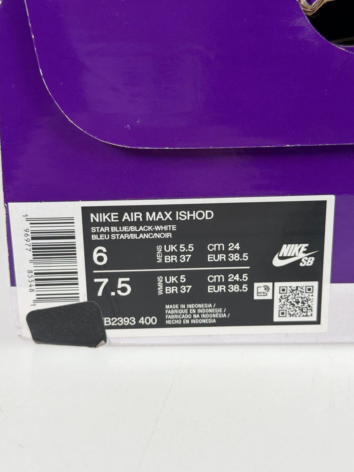 NIKE AIR MAX ISHOD - Größe 38.5 #10306