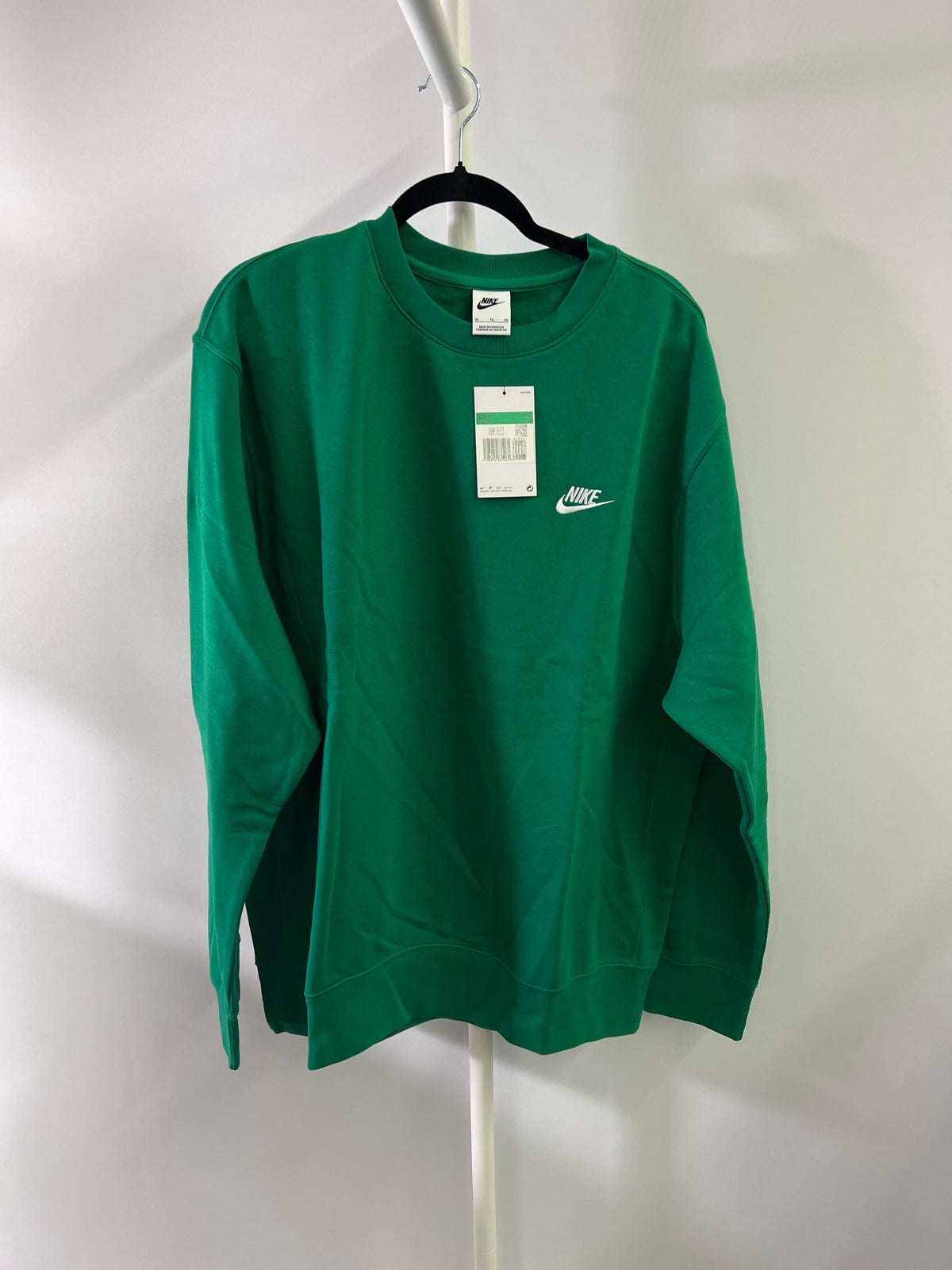 Nike Sportswear Club Crew Sweatshirt - Grün - Größe XL #12789