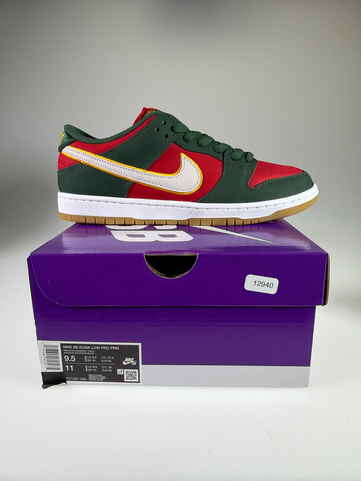 Nike SB Dunk Low Pro PRM - Größe EU 43 #12940