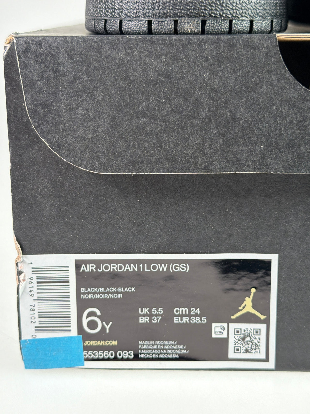 Air Jordan 1 Low (GS) - Größe EU 38,5 #12981