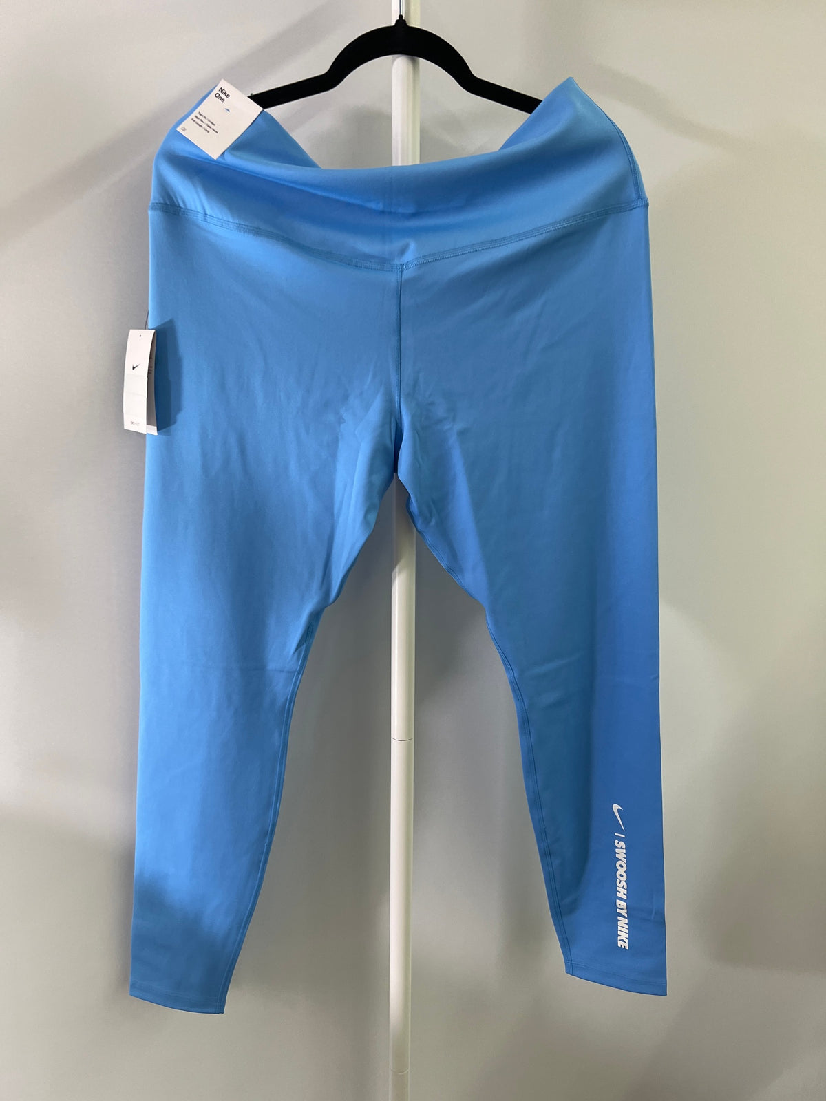 Nike One Women's High-Waisted Full-Length Leggings - Blue - Recycled Polyester Minimum - Größe XL #12786