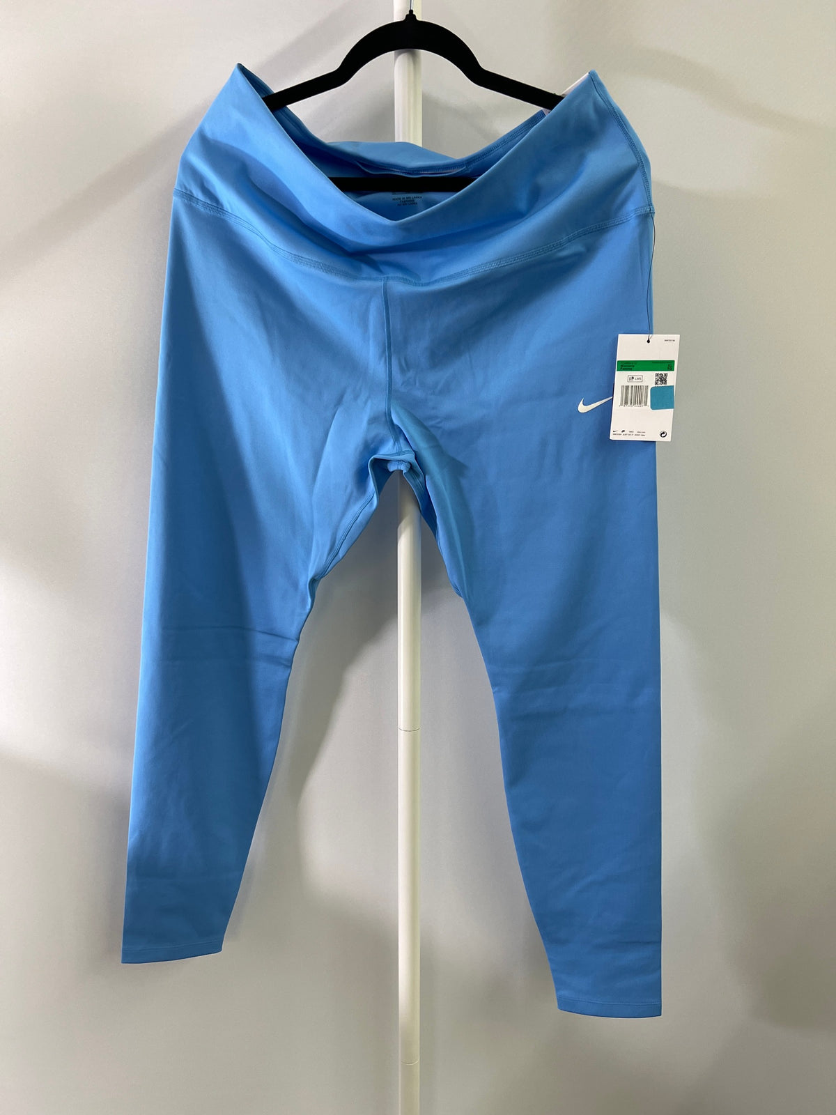 Nike One Women's High-Waisted Full-Length Leggings - Blue - Recycled Polyester Minimum - Größe XL #12786