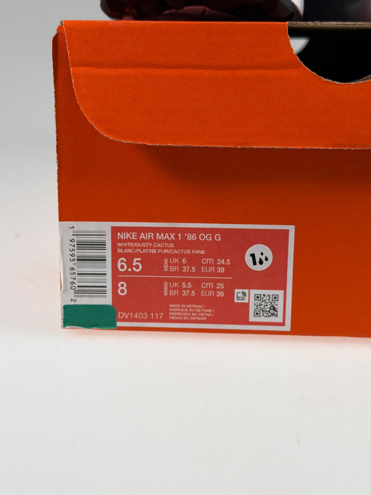 Nike Air Max 1 '86 OG G - Größe EU 39 #12919