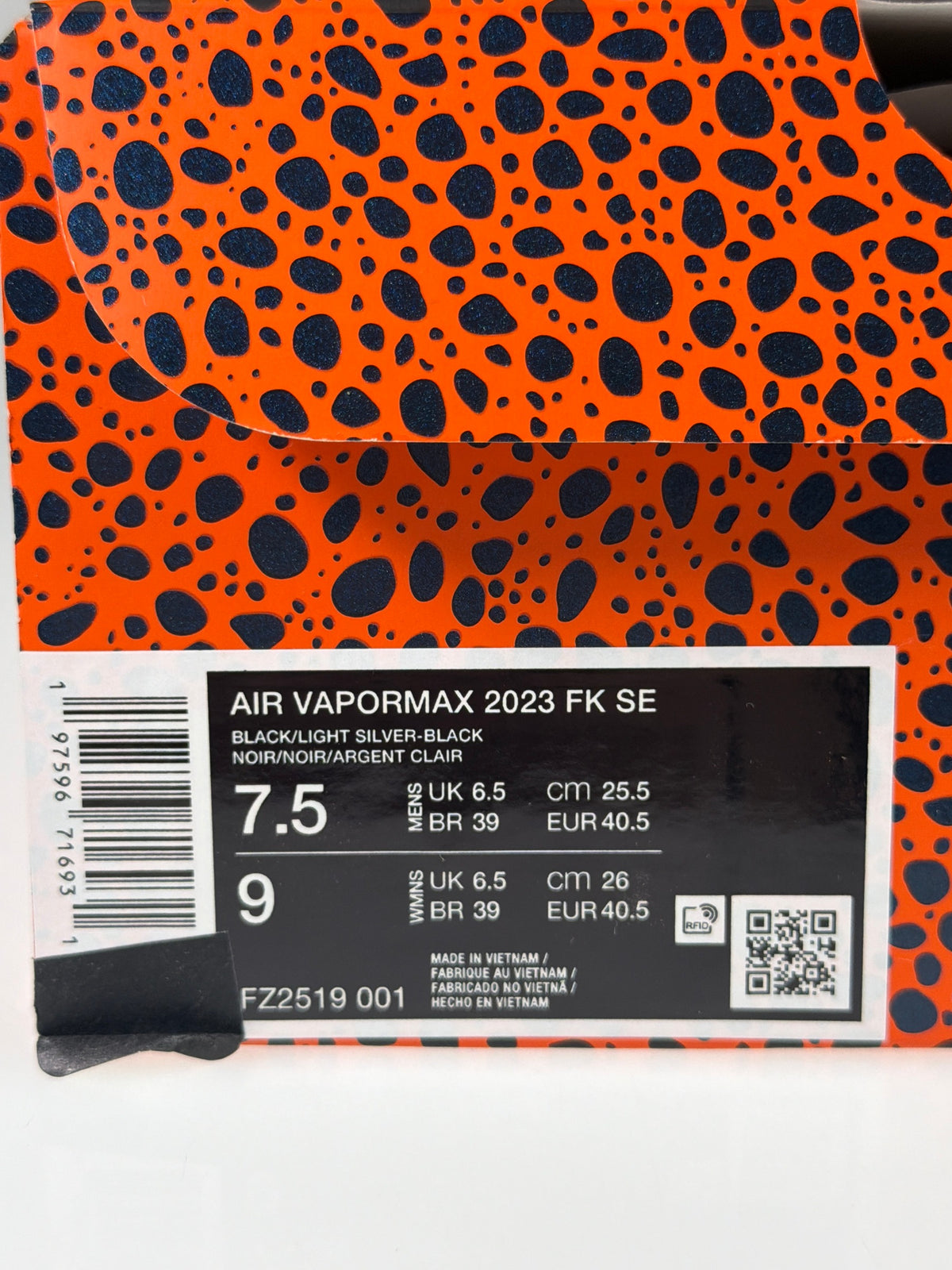AIR VAPORMAX 2023 FK SE - Größe 40.5 #101310