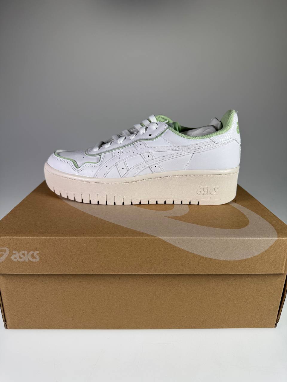 ASICS JAPAN S PF White/Jade – äußere Seitenansicht