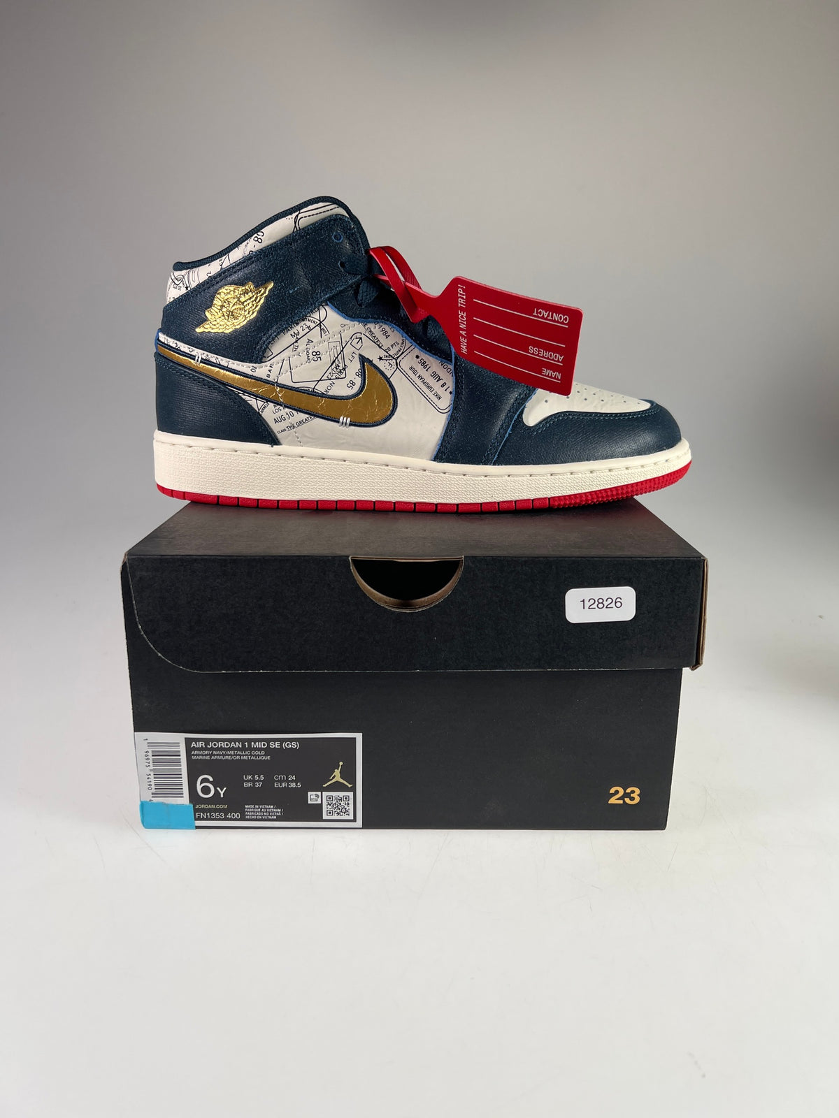 Air Jordan 1 Mid SE - Größe EU 38,5 #12826