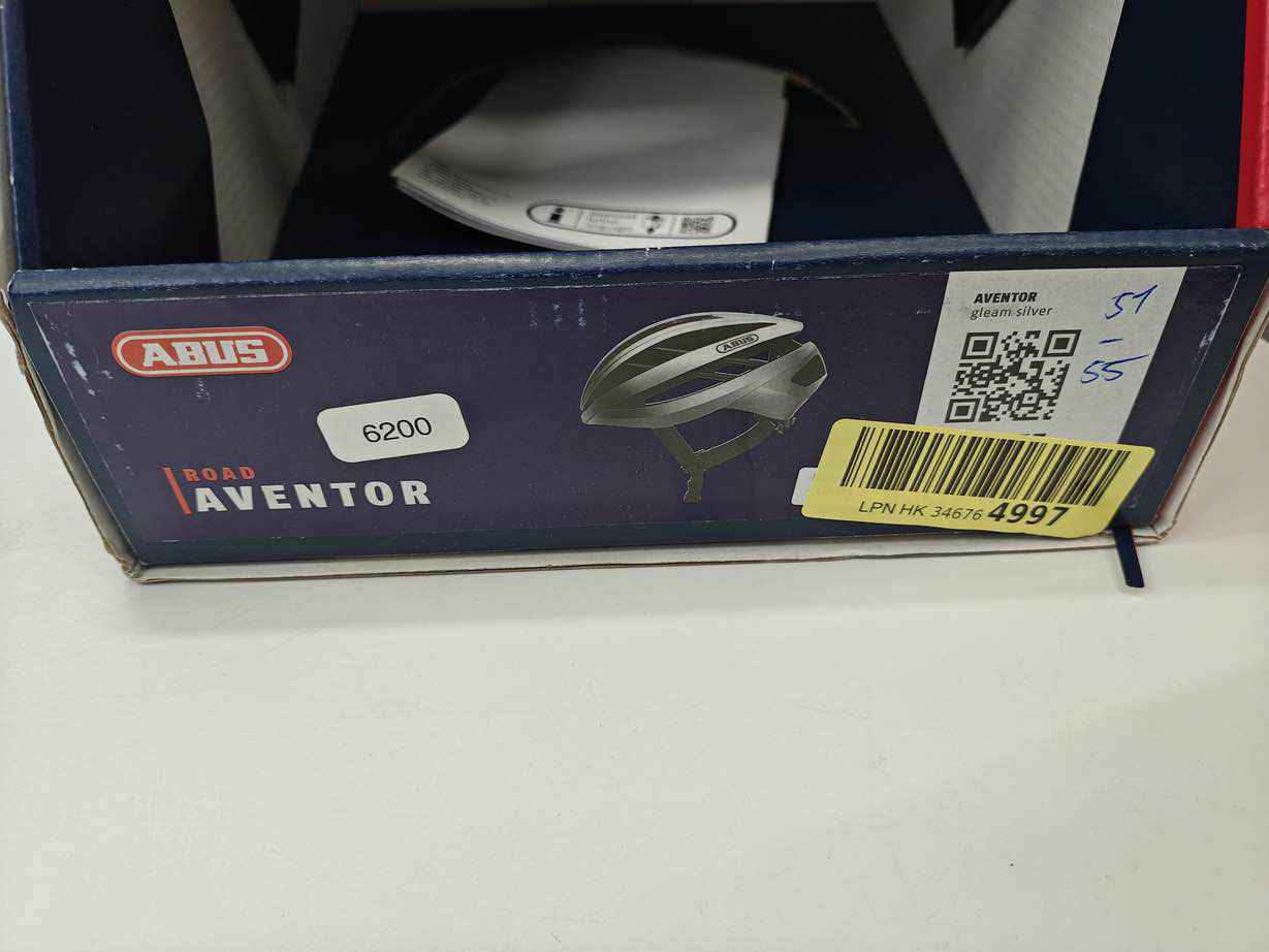 ABUS Aventor Fahrradhelm - Größe 51-55 cm #6200 - Black Forest Deals