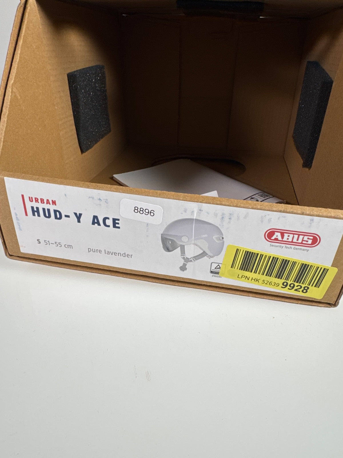 ABUS HUD-Y ACE Fahrradhelm - Größe 51-55cm #8896 
