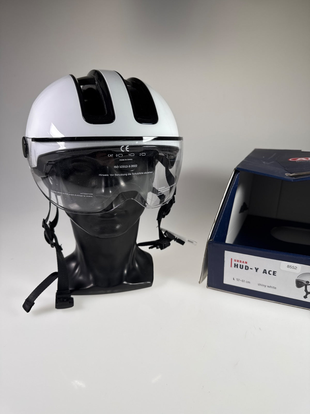 ABUS HUD-Y ACE Fahrradhelm - Größe 57-61cm #8552 
