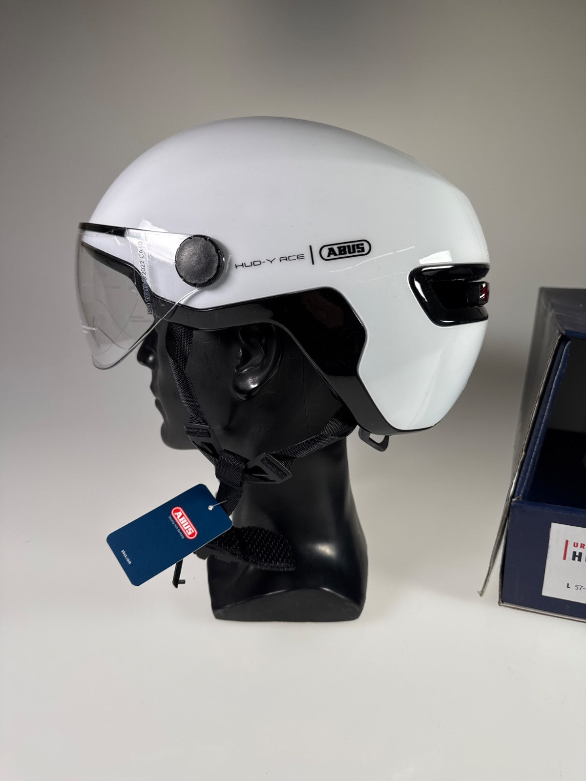 ABUS HUD-Y ACE Fahrradhelm - Größe 57-61cm #8552 