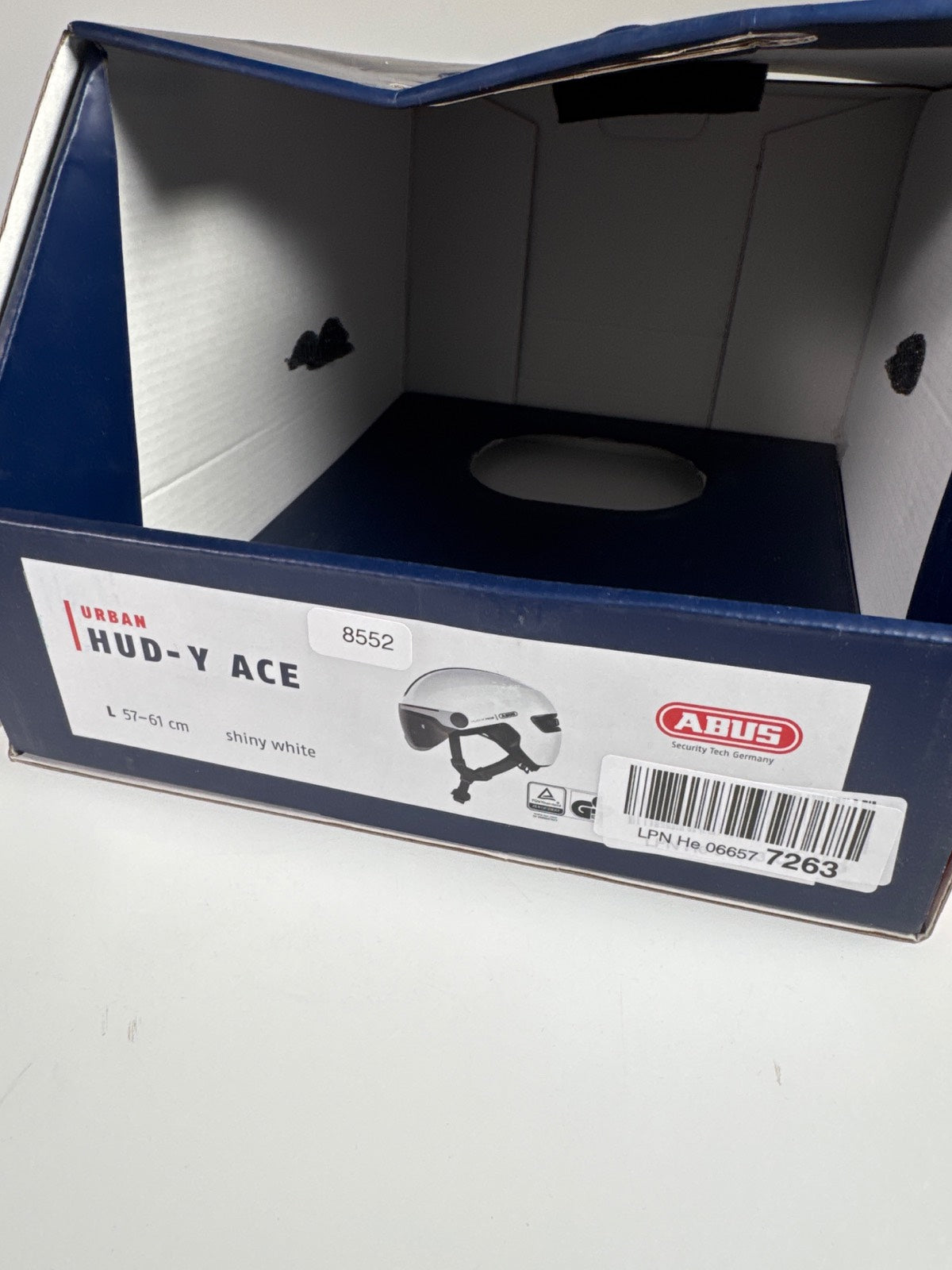 ABUS HUD-Y ACE Fahrradhelm - Größe 57-61cm #8552 