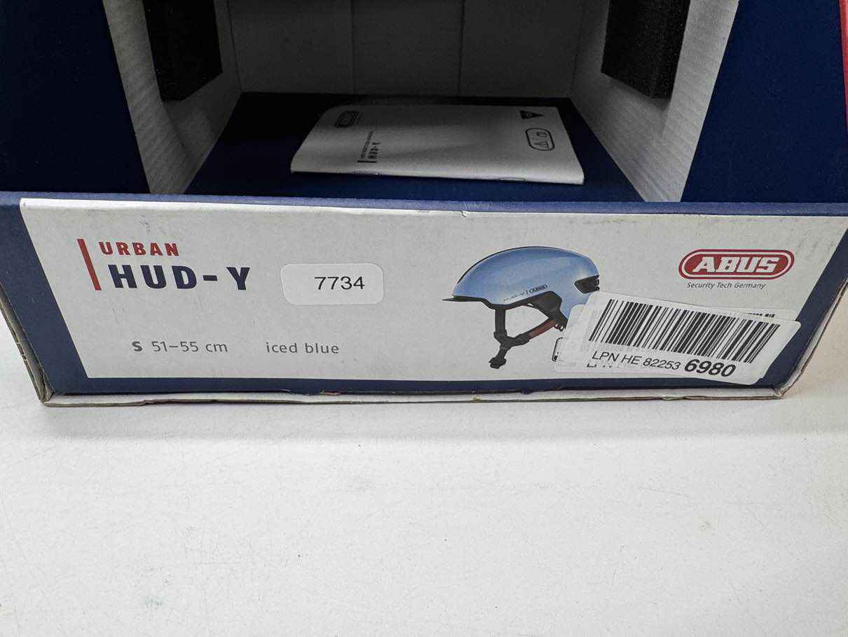 ABUS HUD-Y Fahrradhelm - Größe 51-55cm #7734 - Black Forest Deals