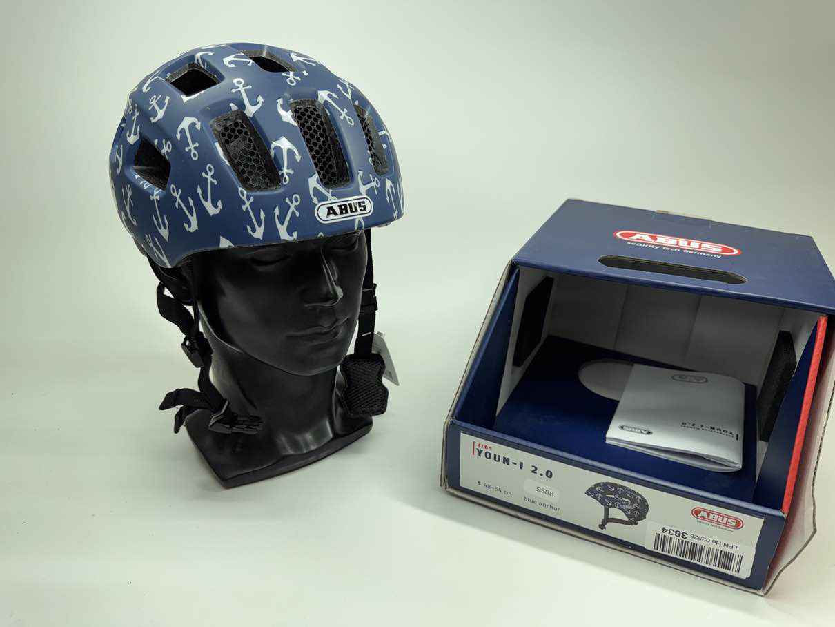 ABUS Kids Youn-I 2.0 Fahrradhelm - Größe 48-54cm #9588 