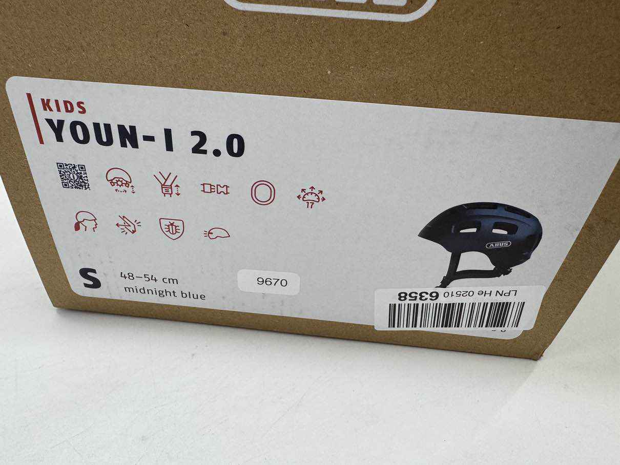 ABUS Kids Youn-I 2.0 Fahrradhelm - Größe 48-54cm #9670 