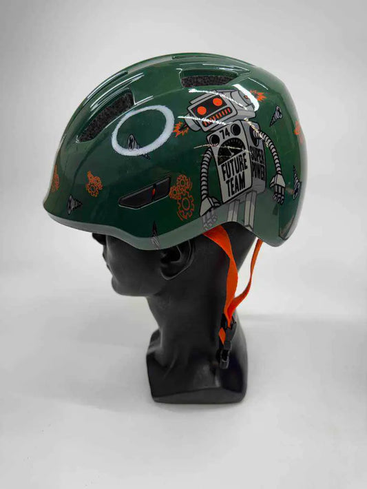 ABUS Kinder Smiley 3.0 Fahrradhelm - Größe 50-55cm #9828 