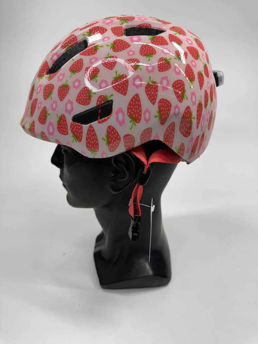 ABUS Kinder Smiley 3.0 LED Fahrradhelm - Größe 45-50cm #9819 