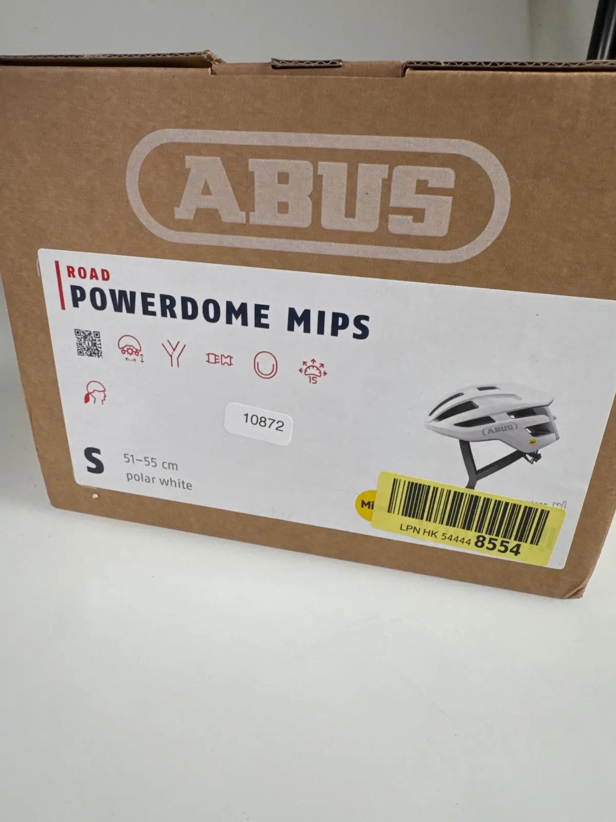 ABUS PowerDome Fahrradhelm - Größe 51-55cm #10872 