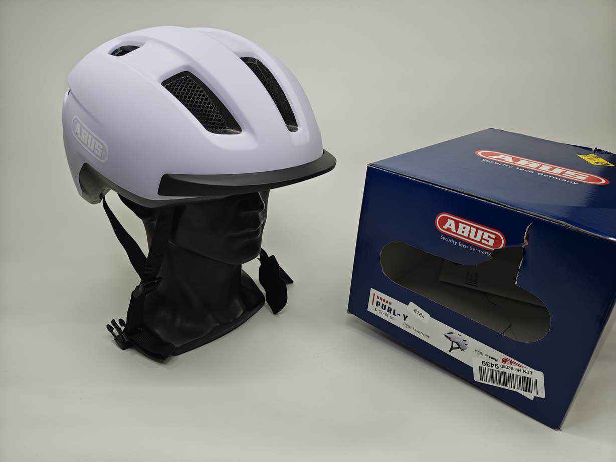 ABUS Purl-y Fahrradhelm - Größe 57-61 cm #6184 - Black Forest Deals