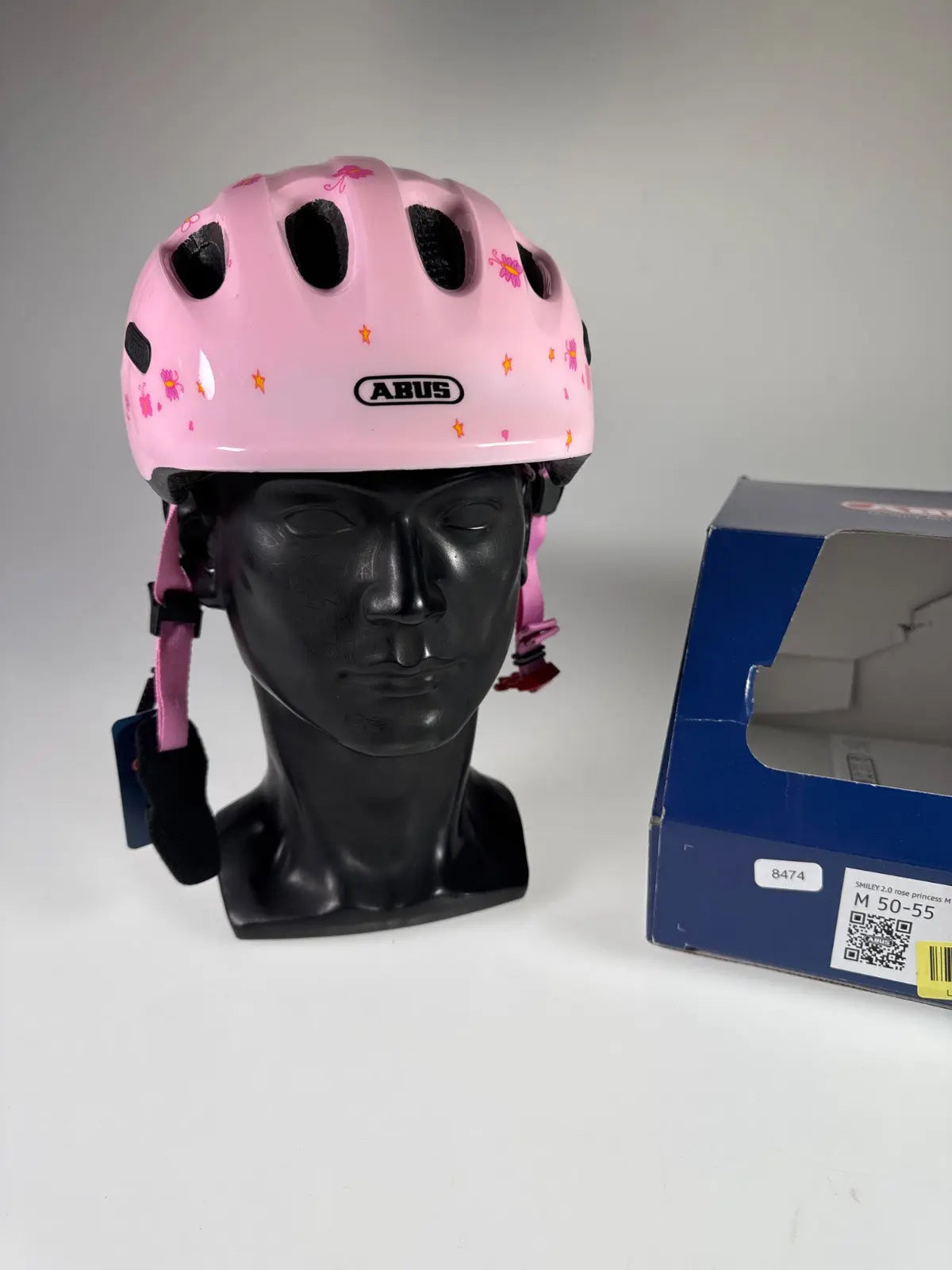 ABUS Smiley 2.0 Fahrradhelm - Größe 50-55cm #8474 