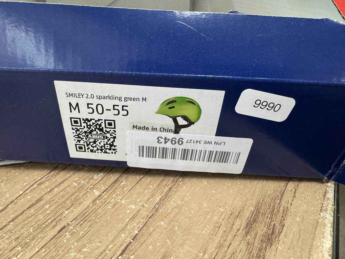 ABUS Smiley 2.0 Fahrradhelm - Größe 50-55cm #9990 ABUS