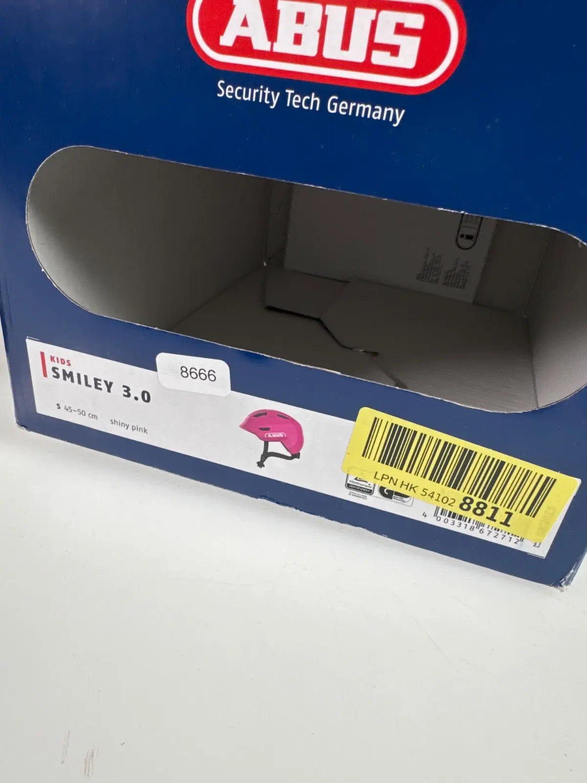 ABUS Smiley 3.0 Fahrradhelm - Größe 45-50cm #8666 