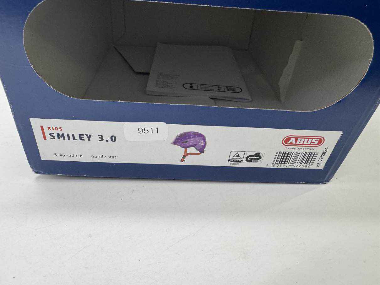 ABUS Smiley 3.0 Fahrradhelm - Größe 45-50cm #9511 