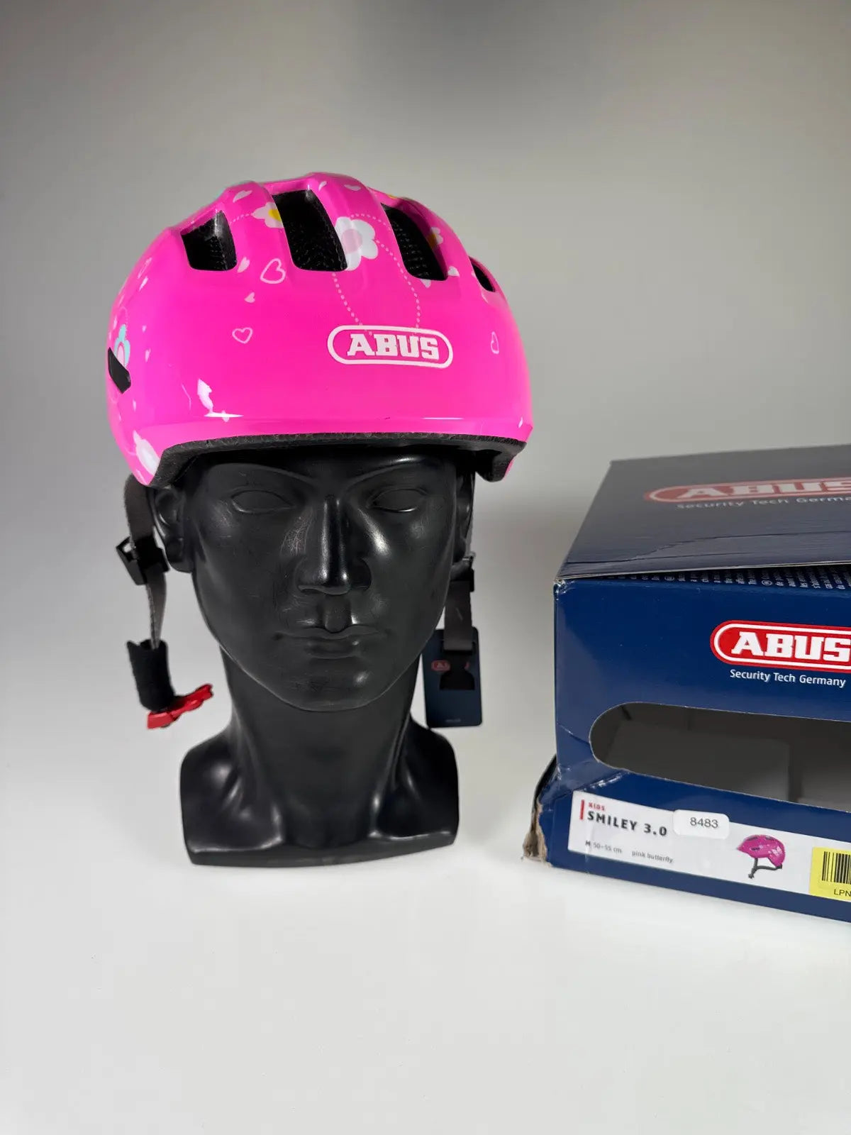 ABUS Smiley 3.0 Fahrradhelm - Größe 50-55cm #8483 