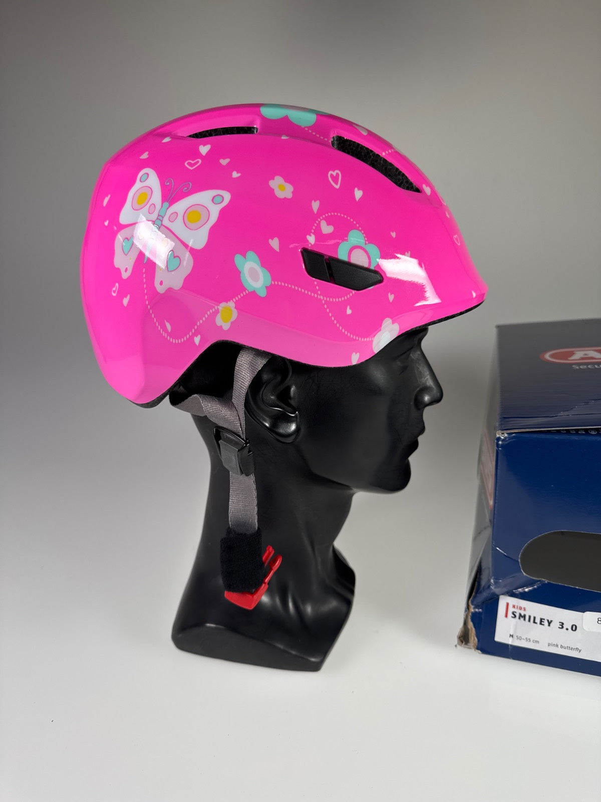 ABUS Smiley 3.0 Fahrradhelm - Größe 50-55cm #8483 