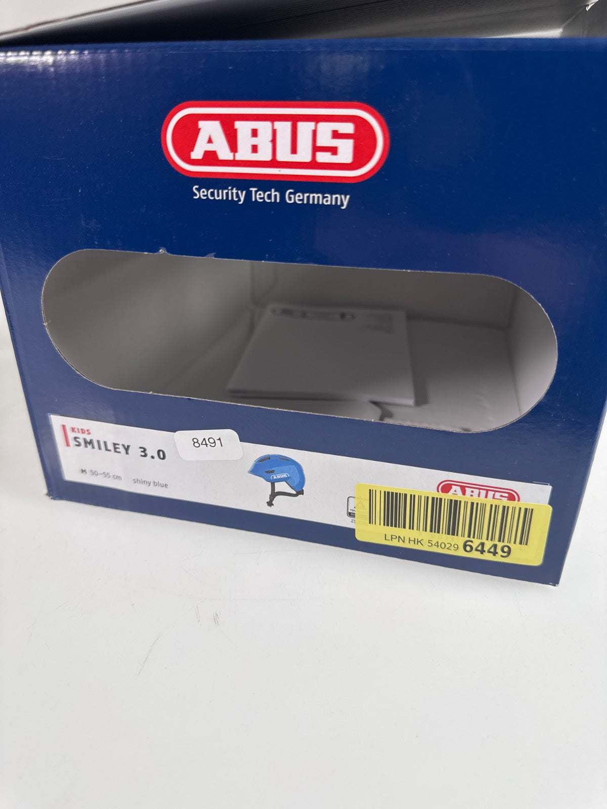 ABUS Smiley 3.0 Fahrradhelm - Größe 50-55cm #8491 