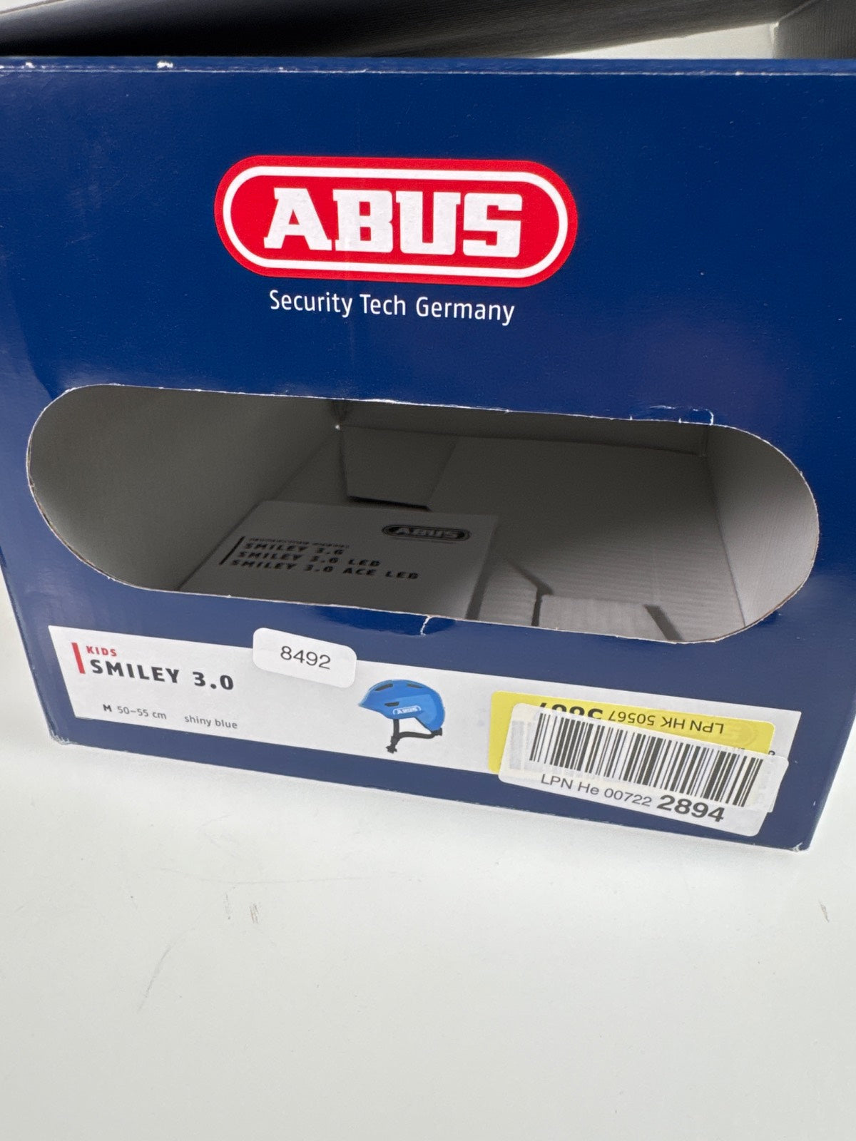 ABUS Smiley 3.0 Fahrradhelm - Größe 50-55cm #8492 