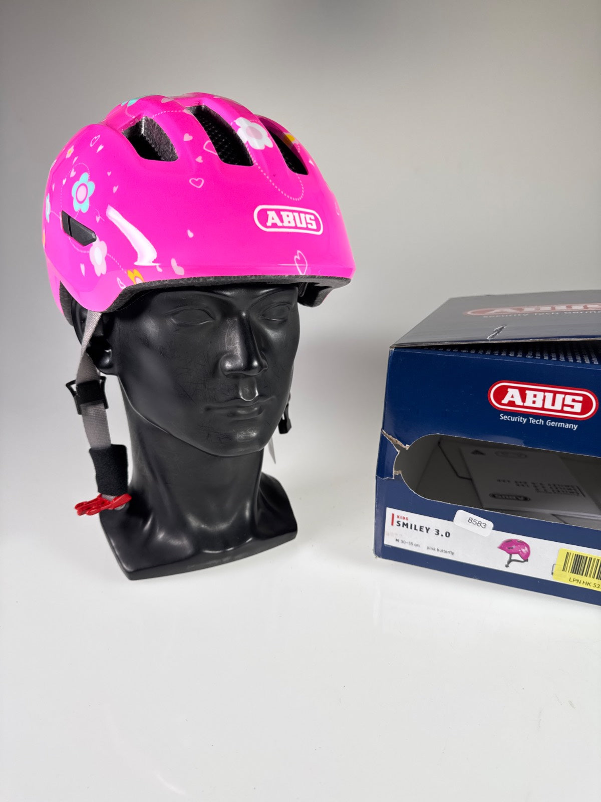 ABUS Smiley 3.0 Fahrradhelm - Größe 50-55cm #8583 