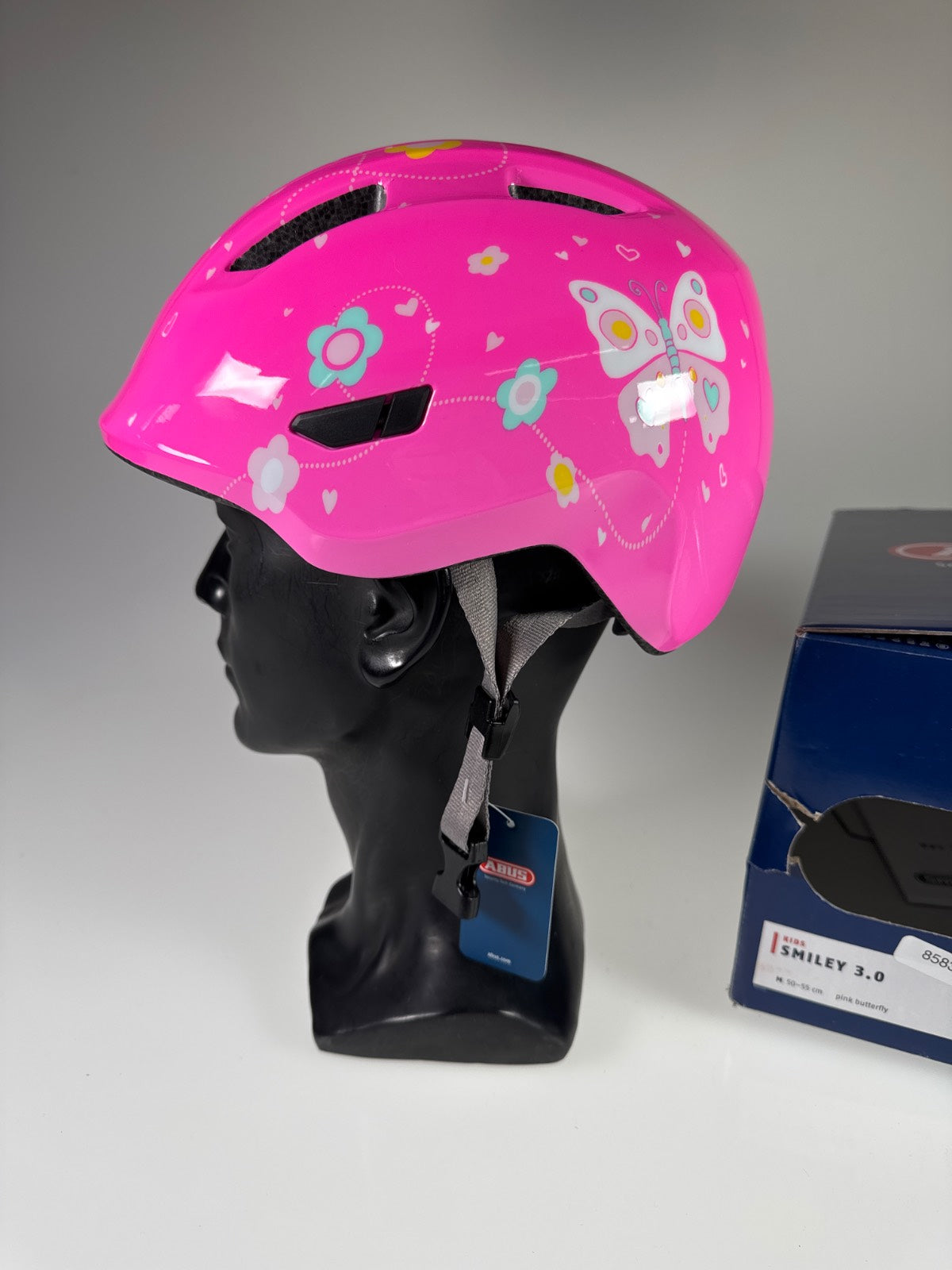 ABUS Smiley 3.0 Fahrradhelm - Größe 50-55cm #8583 