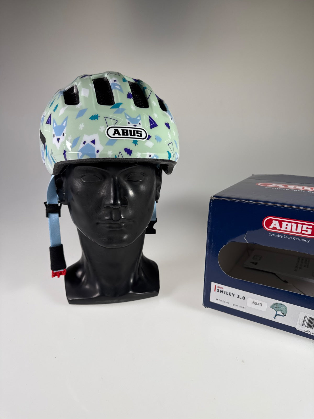 ABUS Smiley 3.0 Fahrradhelm - Größe 50-55cm #8643 