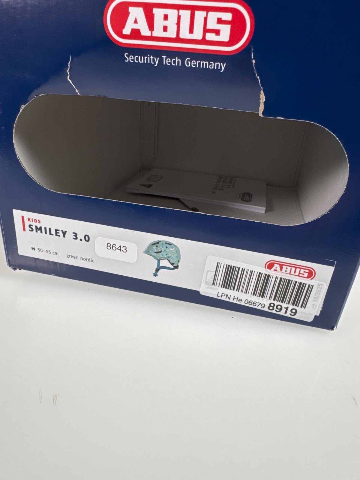 ABUS Smiley 3.0 Fahrradhelm - Größe 50-55cm #8643 