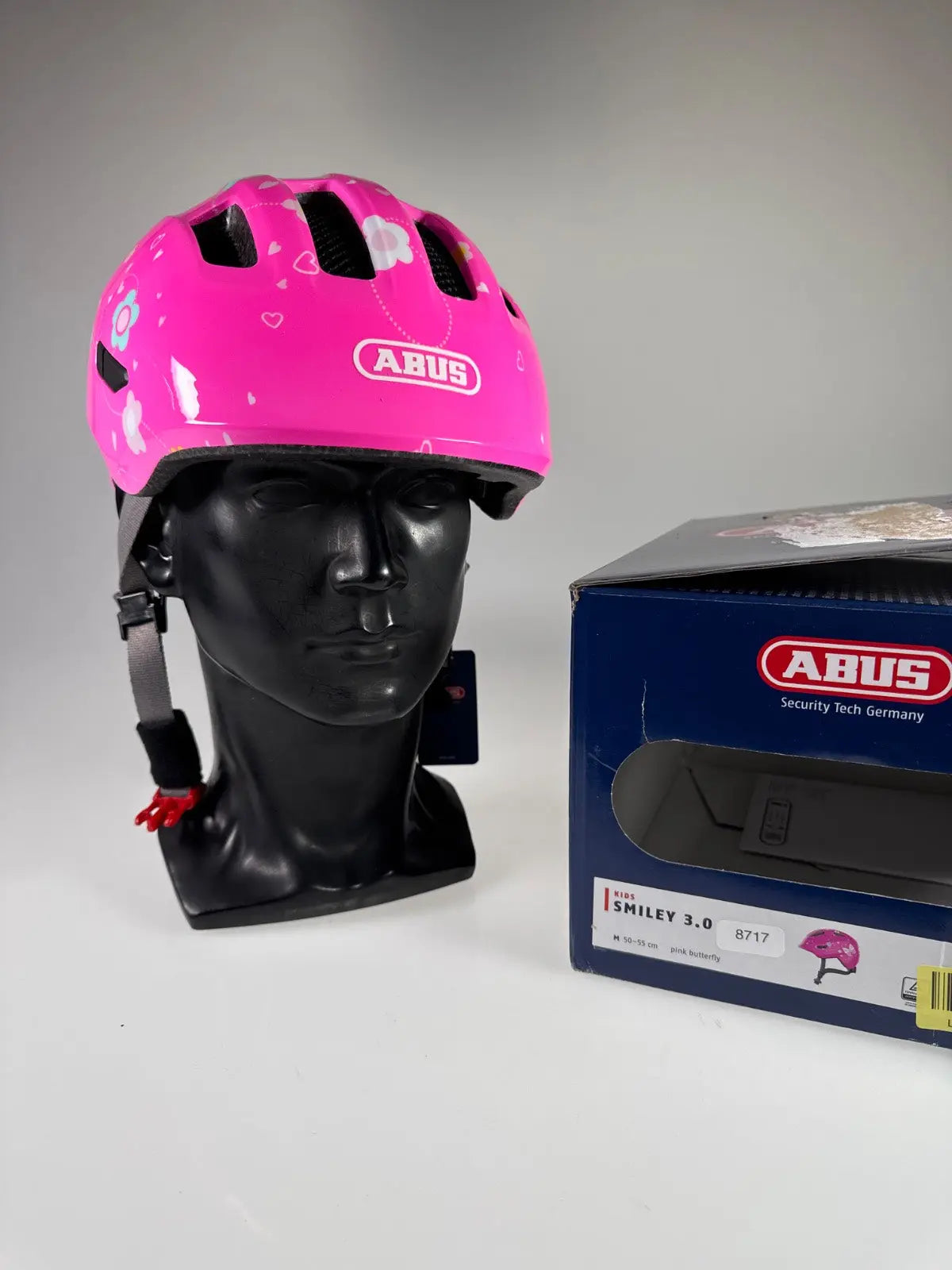 ABUS Smiley 3.0 Fahrradhelm - Größe 50-55cm #8717 