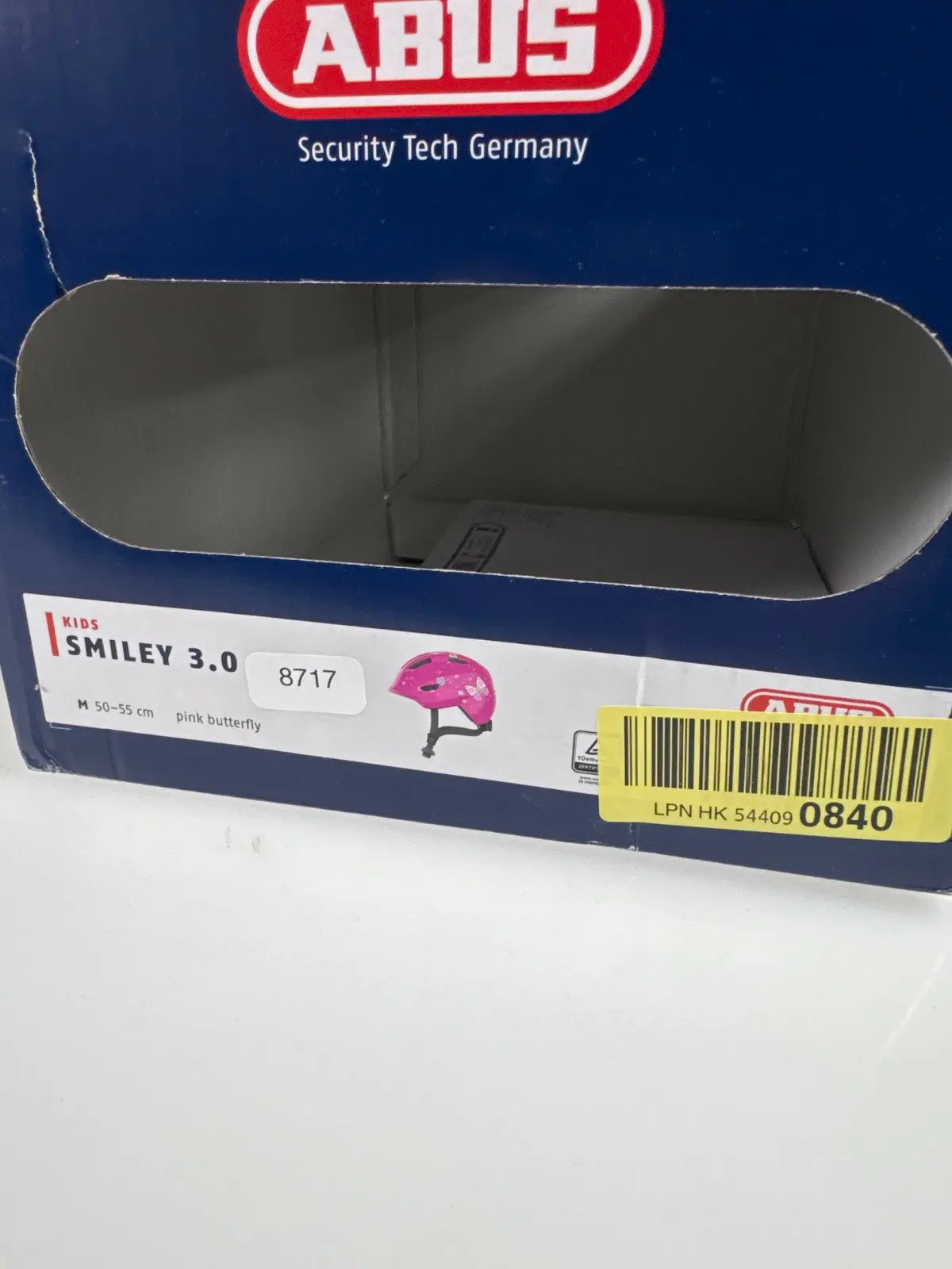 ABUS Smiley 3.0 Fahrradhelm - Größe 50-55cm #8717 