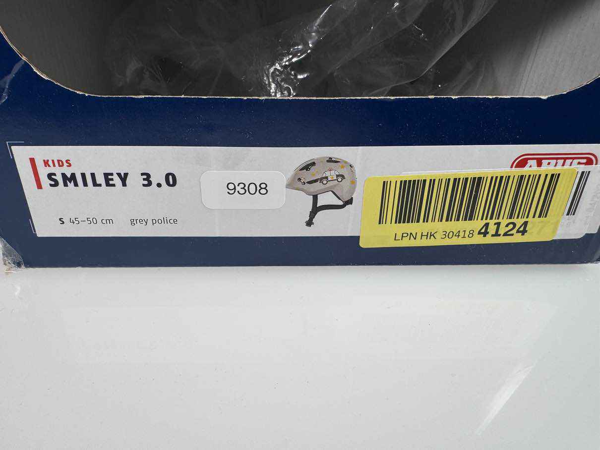 ABUS Smiley 3.0 Grey Police S (51-55cm) | Retoure Note 1 | #9308 