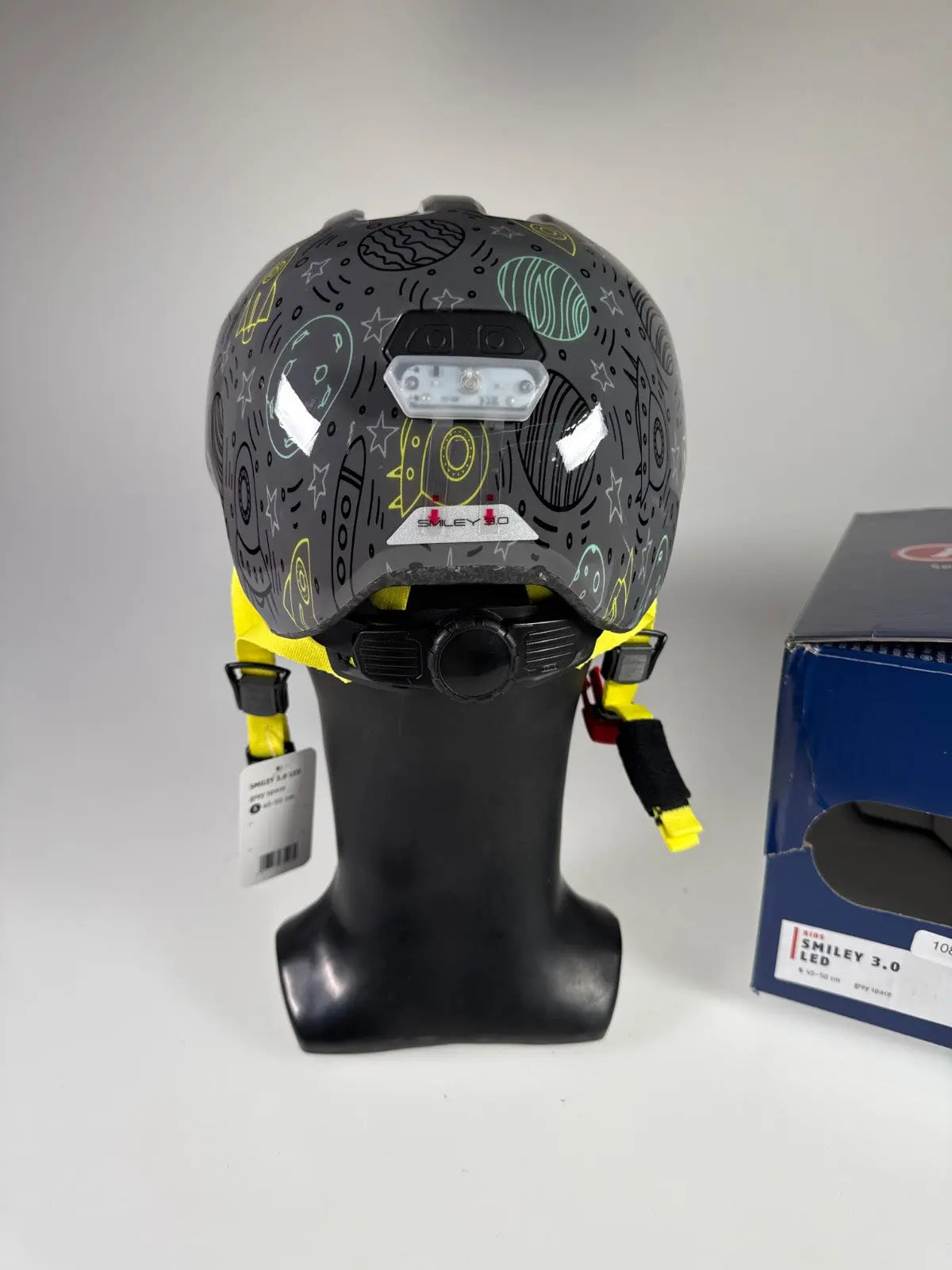 ABUS Smiley 3.0 LED Fahrradhelm - Größe 45-50cm #10863 