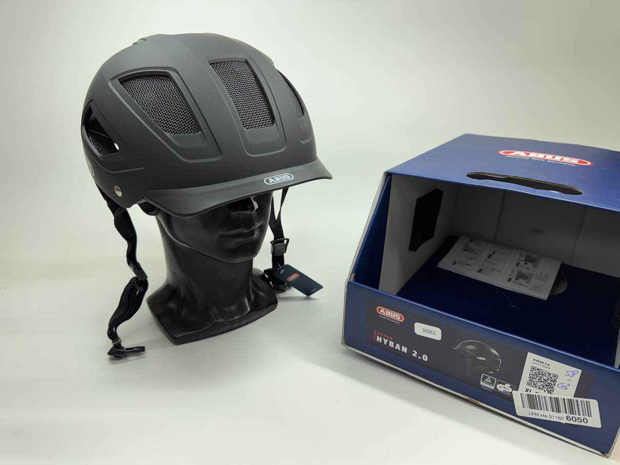 ABUS Urban HYBAN 2.0 Fahrradhelm - Größe 58-63cm #9683 