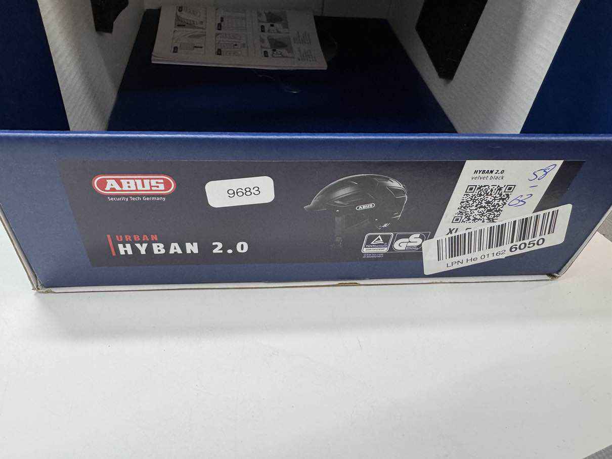 ABUS Urban HYBAN 2.0 Fahrradhelm - Größe 58-63cm #9683 