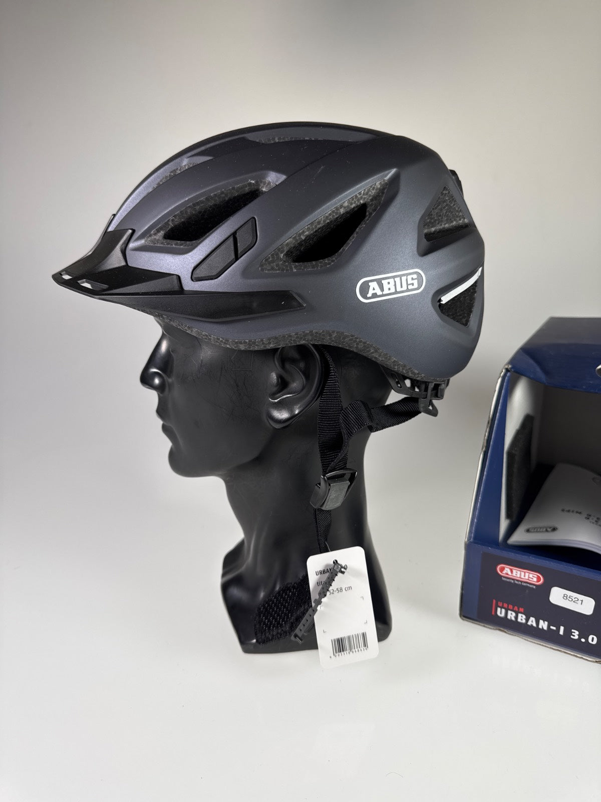 ABUS Urban-I 3.0 Fahrradhelm - Größe 52-58cm #8521 