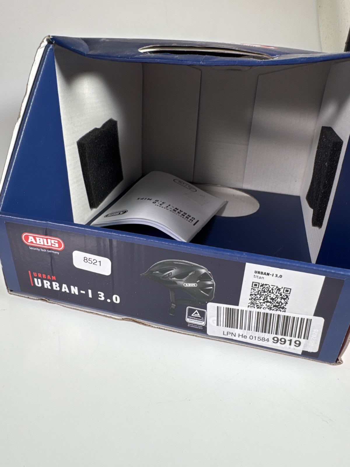 ABUS Urban-I 3.0 Fahrradhelm - Größe 52-58cm #8521 
