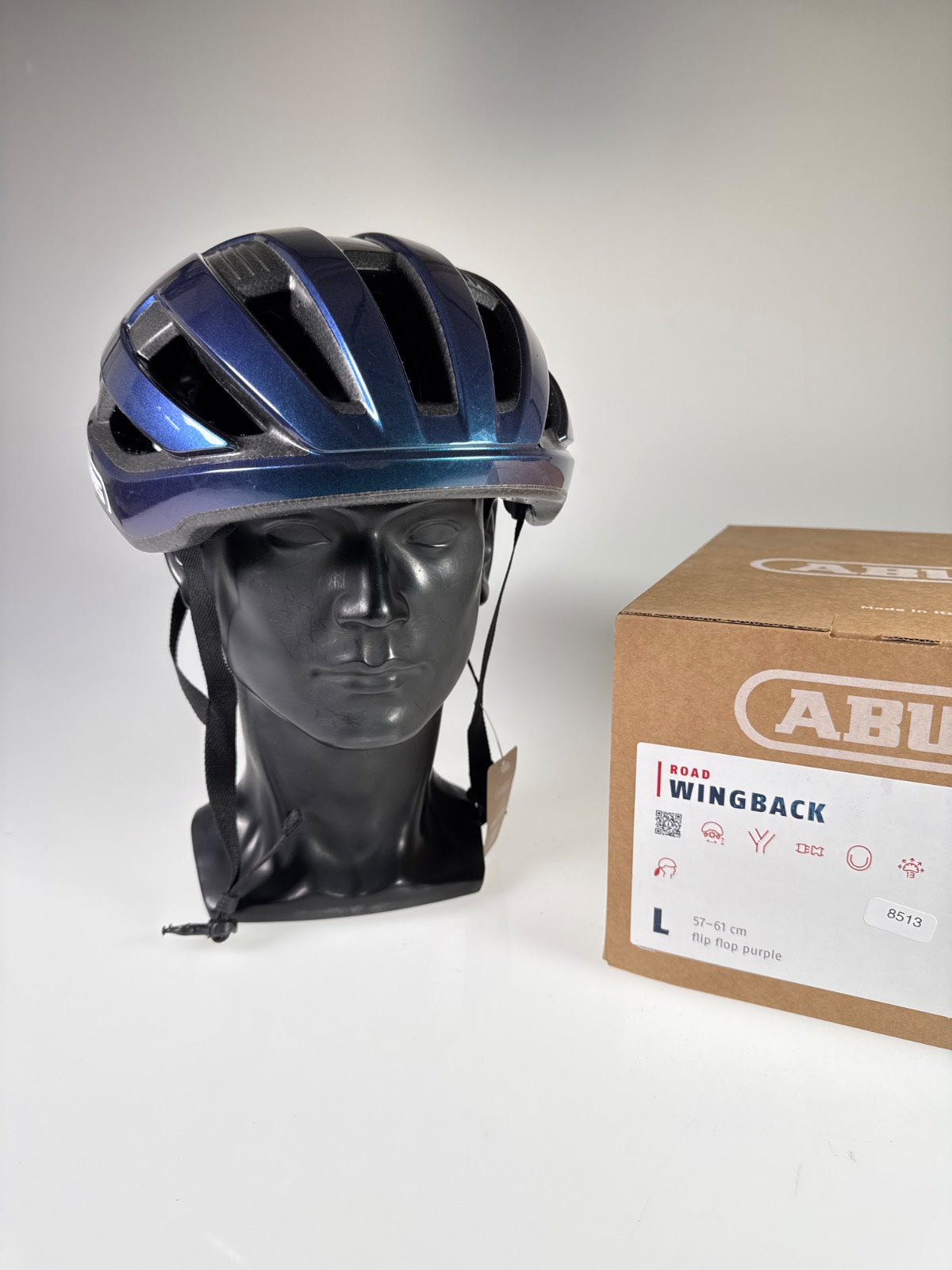 ABUS WingBack Fahrradhelm - Größe 57-61cm #8513 