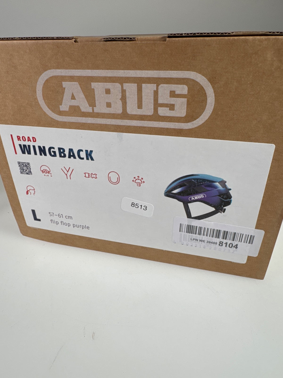 ABUS WingBack Fahrradhelm - Größe 57-61cm #8513 