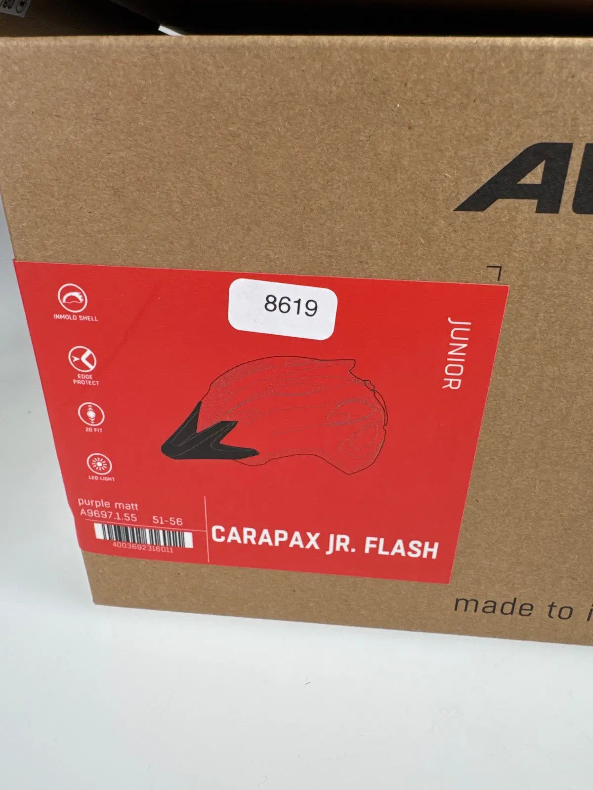 ALPINA Carapax JR. Flash Fahrradhelm - Größe 51-56cm #8619 