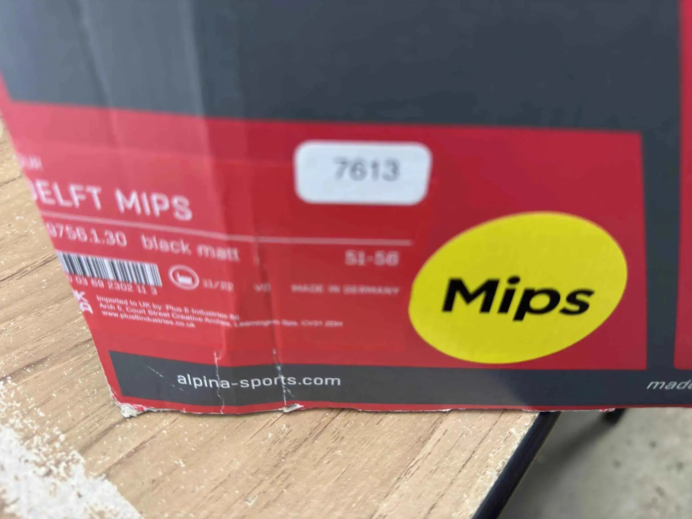 ALPINA Delft MIPS Fahrradhelm - Größe 51-56cm #7613 - Black Forest Deals