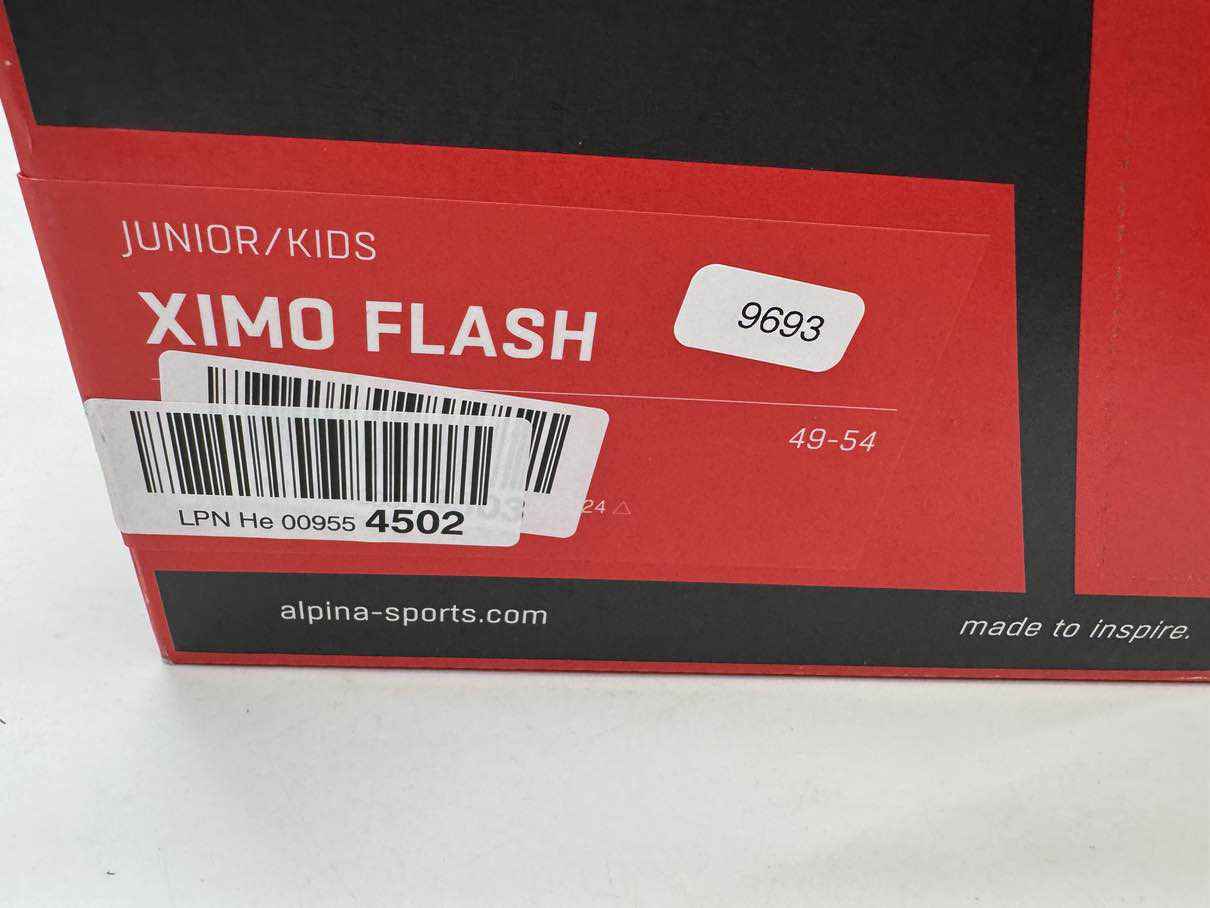 ALPINA KIDS XIMO FLASH Fahrradhelm - Größe 49-54cm #9693 