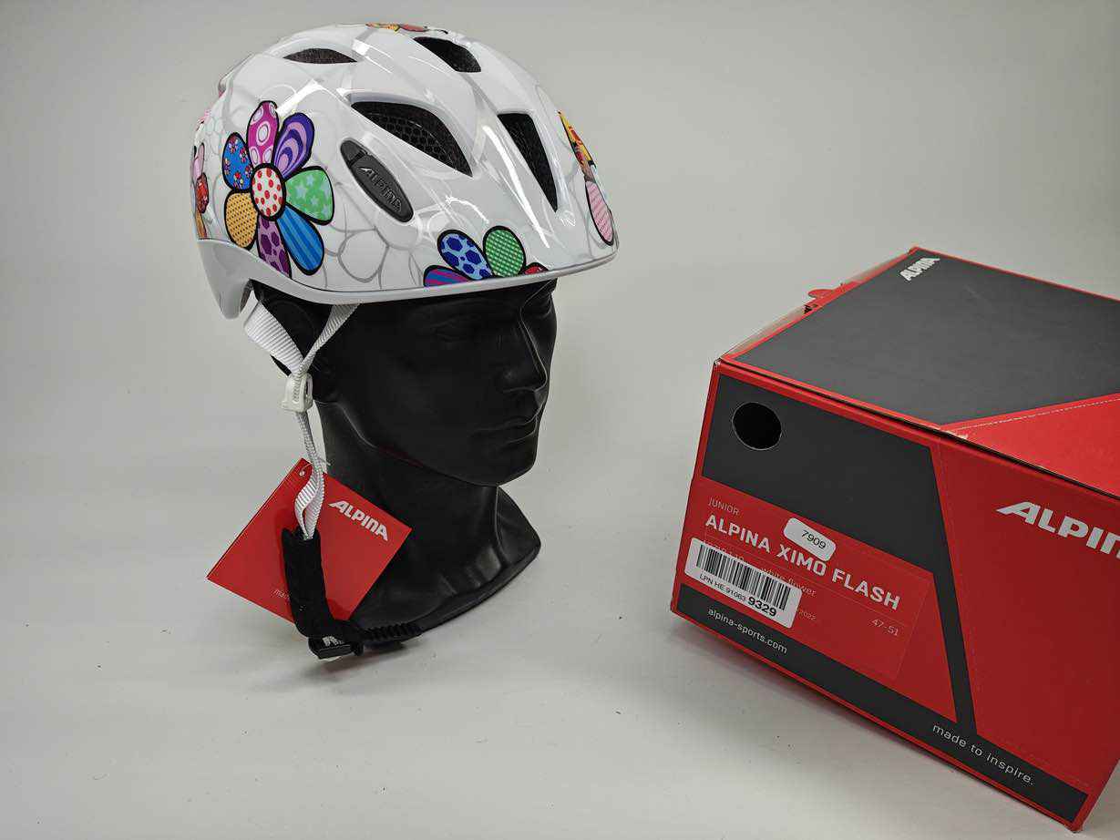 ALPINA XIMO FLASH Fahrradhelm - Größe 47-51 cm #7909 - Black Forest Deals